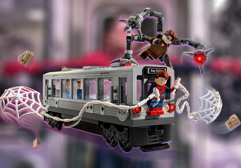 Questo nuovo set LEGO ricrea la scena più iconica di Spider-Man 2